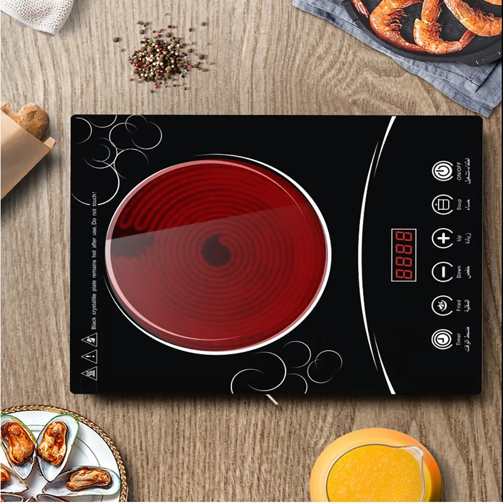 Intelligent Electric Stove Top Multi-Functional Small Cooktop With For Simmer Steam Slow Cook Fry