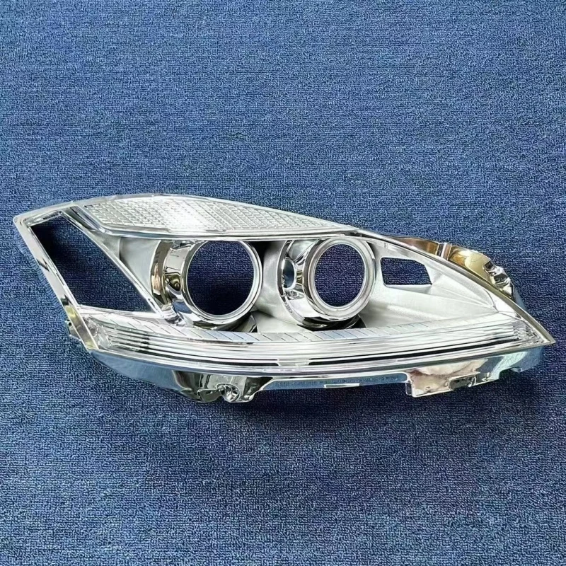 For Benz S Class W221 2010 2011 2012 2013 Headlight Decorative Frame Headlights Chrome Trim Frame Headlight Damage Repair Parts