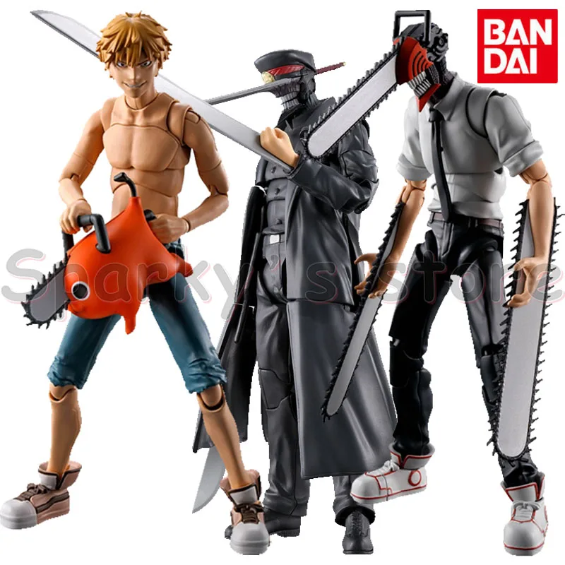 Bandai Original SMP Kit Makes Pose Candy Toy Shokugan CHAINSAW MAN Anime Figure Aki POCHITA Action Figure Toys For Kids Gifts