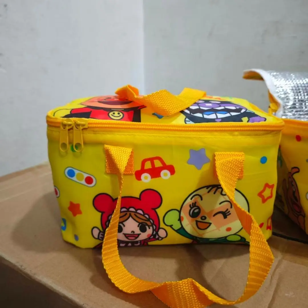 Anpanman Insulated Lunch Box Bag Student Waterproof High-Capacity Lunch Bag Storage Bag Shopping Bag Lovely Gift view 6