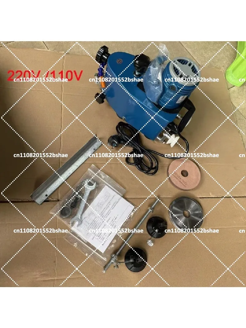 Electric Glass Polishing Edge Grinder Small Portable Edge Machine with Polishing Wheel Multi-Function Glass Grinding Tool