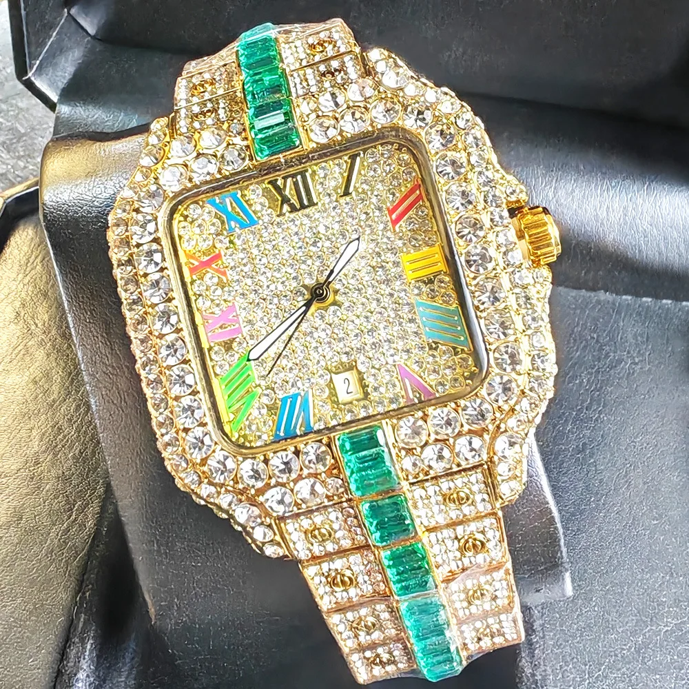 Voll-Diamantbesetzte Quarz-Uhr – High Jewelry Watches Bewertung und Preis