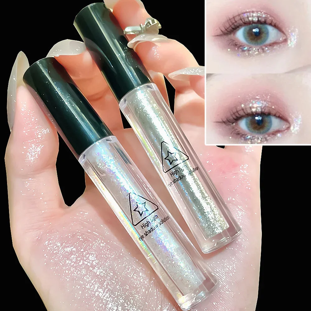 Fard à barrage liquide super scintillant, eye-liner diamant imperméable, stylo eye-liner métallique, maquillage des yeux, fête de beauté, cosmétiques coréens, nouveau