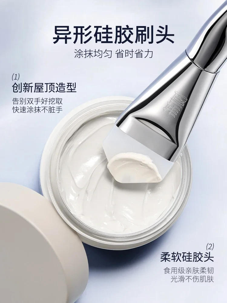 مجموعة منتفخة تنظيف فرشاة السيليكون من Lishu لتنظيف قناع شمعي ناعم وأداة بشرة الوجه عالية المرونة