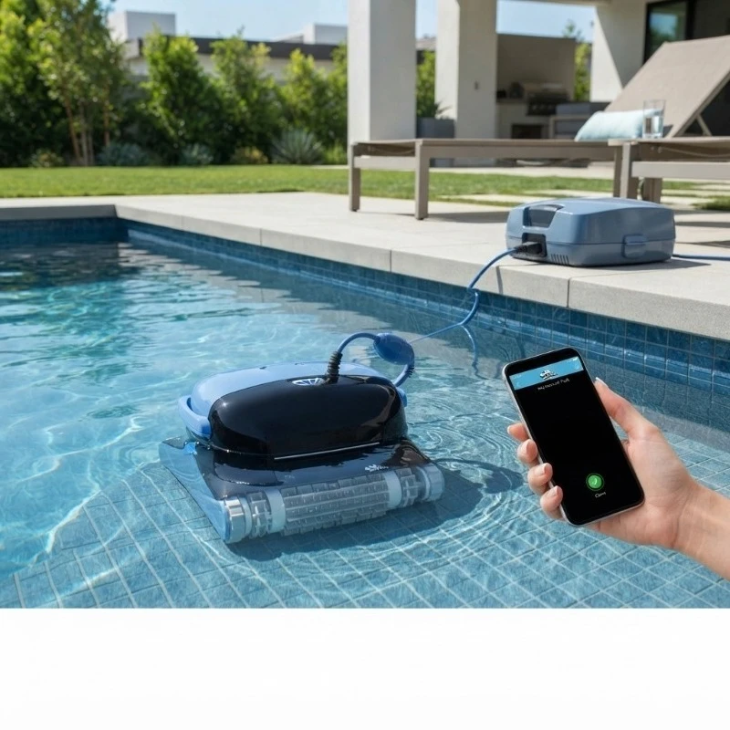 Nautilus CC Plus Wi-Fi Automatic Robotic Pool Vacuum Cleaner, Always Cleaning, Never Charging, with Wall Climbing Scrubber Brush