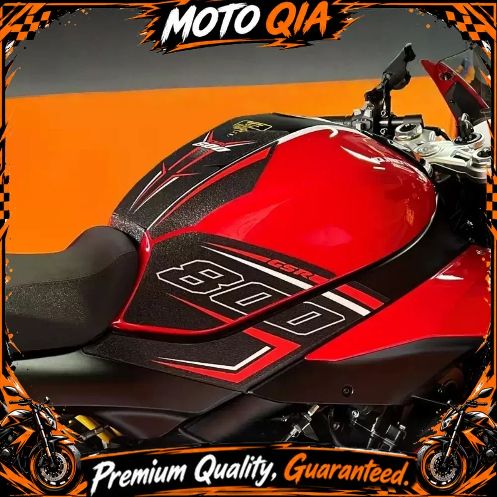 Motorcycle print anti-wear and anti-slip fuel tank sticker, fishbone sticker, protective sticker for QJMOTOR SRK800RR