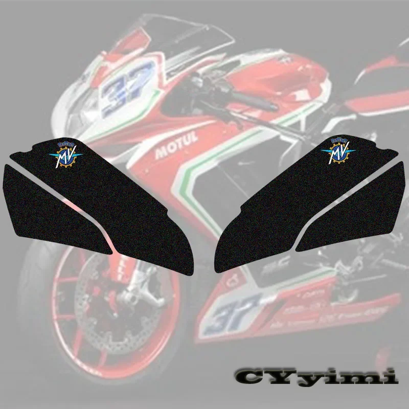 Motorcycle fuel tank pad tank grip protection sticker  knee grip side applique for MV AGUSTA F3 675 RC 800 AGO RC