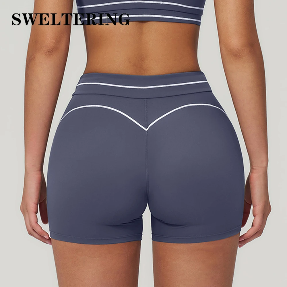 Pantaloncini Da Yoga A Vita Alta, Pantaloncini Sportivi Traspiranti, Pantaloncini Da Corsa, Pantaloncini Da Ciclismo, Pantaloncini Sportivi Da Palestra Per Allenamento Femminile