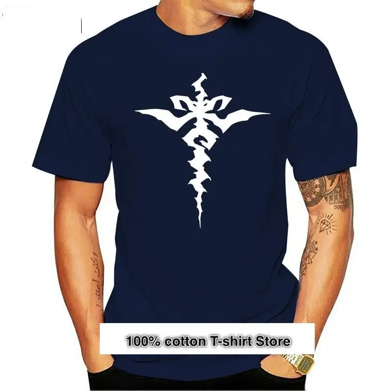 

Camiseta con estampado de New Fate/Apocrypha Saber of Black, camisa negra brillante en la oscuridad, talla L