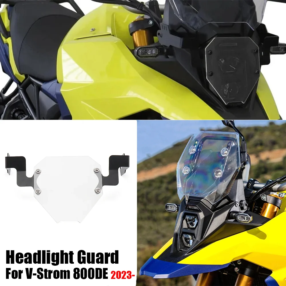 New Motorcycle Acrylic Headlight Head Light Guard Protector Cover Protection For Suzuki V-Strom 800DE V-STROM 800 DE  V STROM