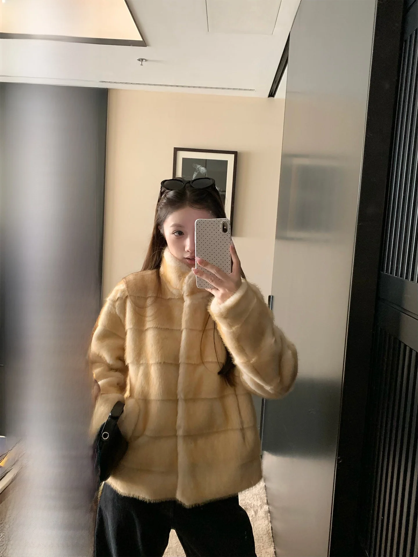 

Кожаное зимнее пальто из меха норки Chestnut Bankelili в винтажном стиле, женская меховая верхняя одежда, комфортное, теплое, из цельной кожи, длинное, повседневное, элегантное