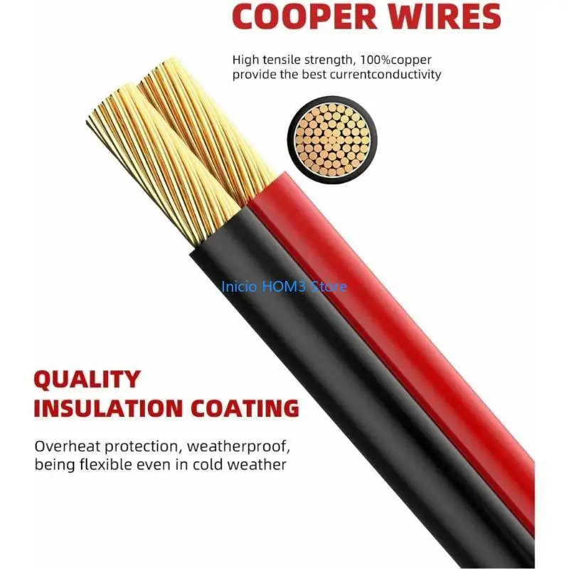 A5YD Solar Panel SAE Connectors Cable 16AWG Quick Harness Plug Wire Solar Plug Cord Automotive Extension Cable