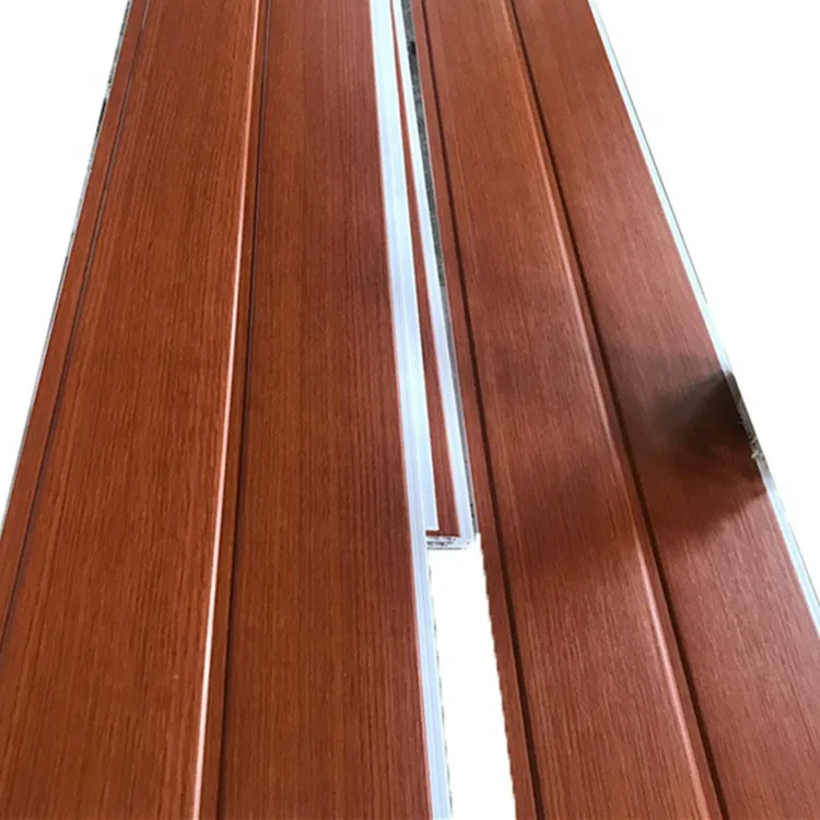 Customized indoor bamboo and wood fiber integrated wpc composite wallboard pvc panel interior decoration ceiling