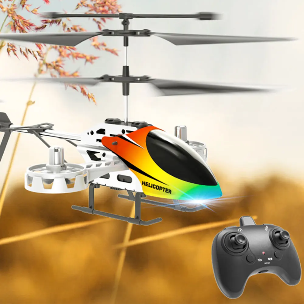 4.5CH Intelligent Obstacle Avoidance Airflow Fixed Height Long Range Battery Life Remote Control Helicopter with LED Light