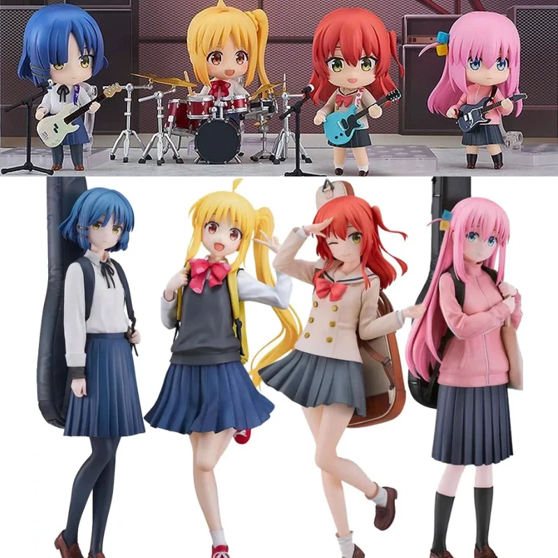 

Anime Ijichi Nijika BOCCHI THE ROCK! Action Figures Yamada Ryo Kita Ikuyo Figurine PVC Model Collection Toys Birthday Doll Gifts