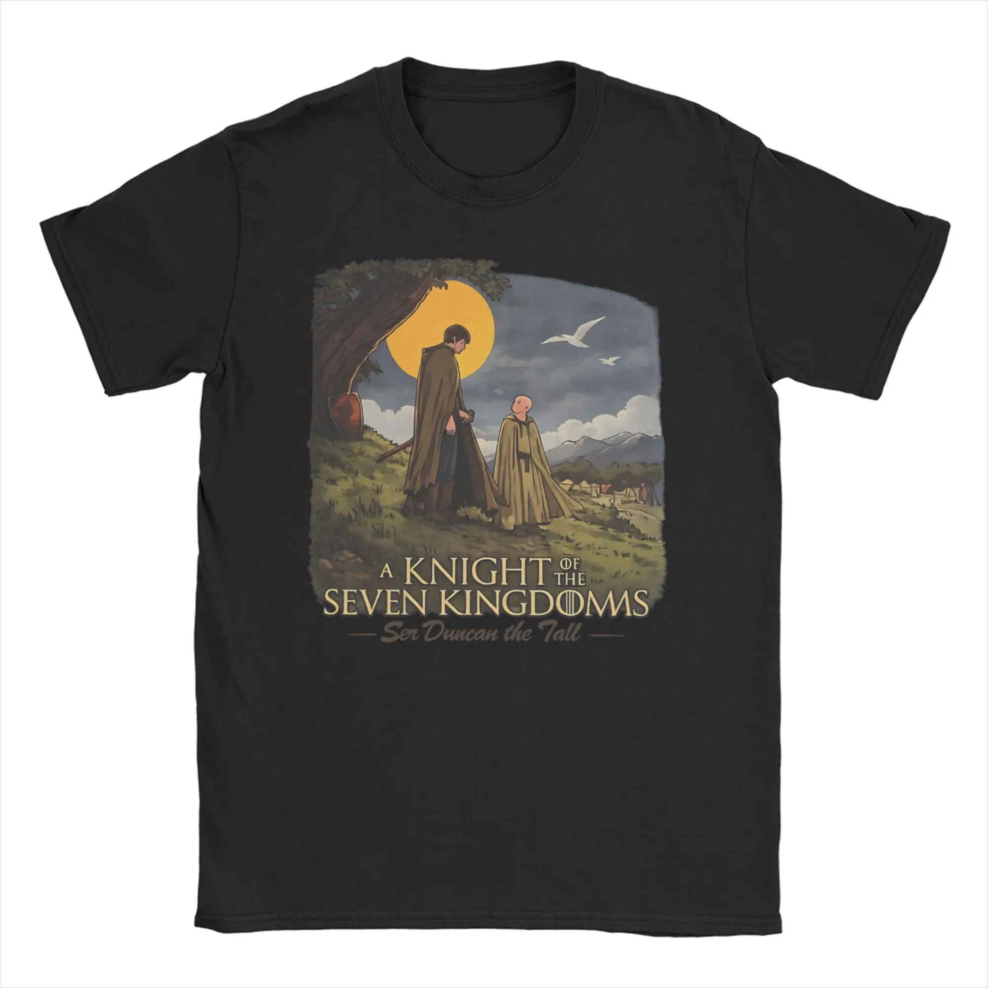 Dunk and Egg A Knight of the Seven Kingdoms Men Women's T Shirts   Tee Shirt Short Sleeve Crewneck T-Shirts 100% Cotton Clothes