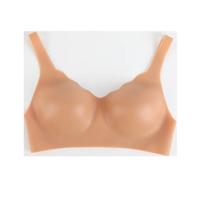 حمالة صدر سيليكون للنساء صدر كبير مثير حمالة صدر للسباحة ظهر جميل قطعة واحدة سلس غير مرئي بدون حلقة فولاذية بيكيني صيفي للشاطئ جديد