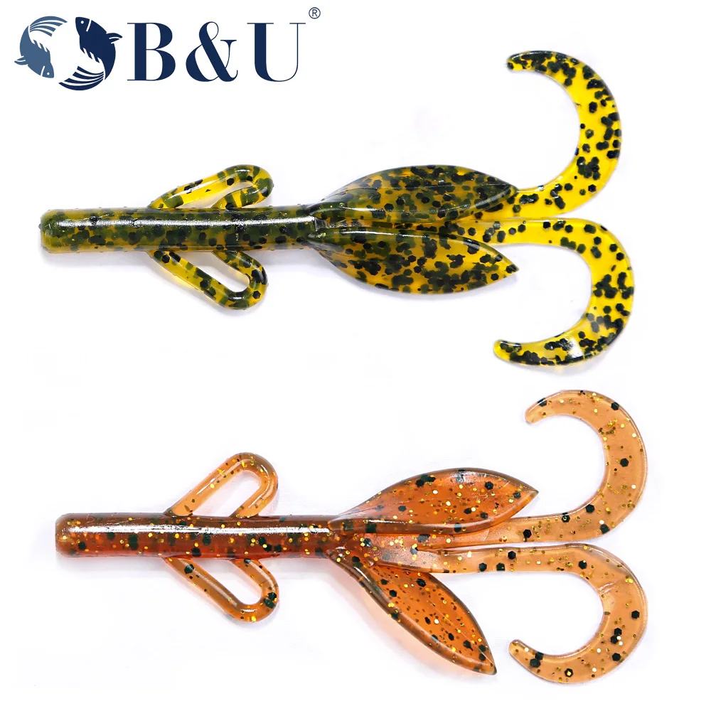 

B&U Floating Fishing Lures Crayfish Shrimp Soft Baits Creature Baits Iscas Artifical Bait Bass Perch Fishing Baits