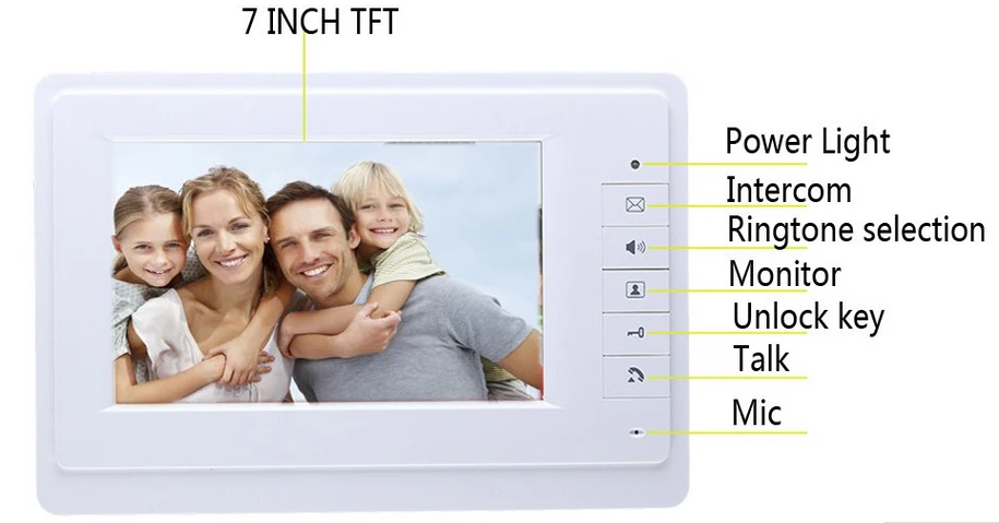 Yobang-sistema de intercomunicación para puerta de seguridad, Kit de videoportero, timbre, teléfono, cámara IR a prueba de lluvia para casa, Villa,