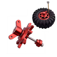 Metallic Black/Red Tire Assembly/Disassembly Aid Tool for 1/10 RC Crawler Car 1.9 2.2 Inch Beadlock Wheel Rim