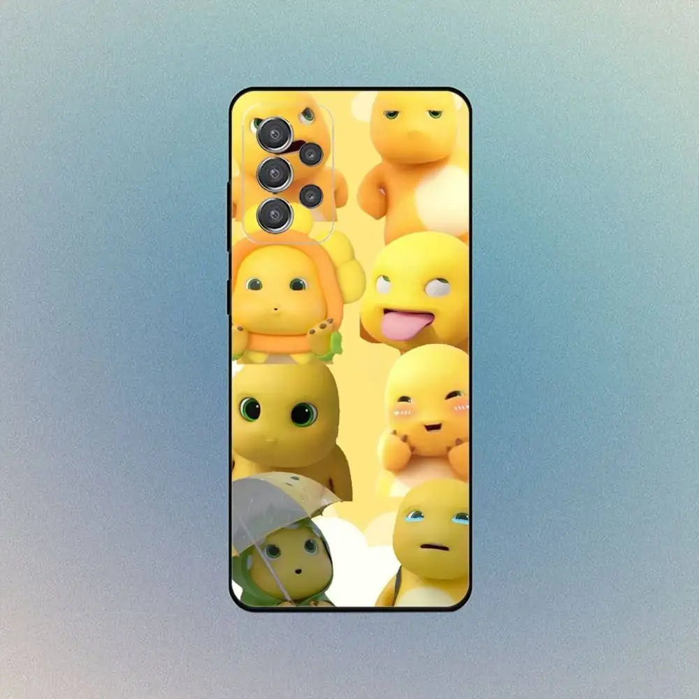 Custodia per telefono C-Cute N-Nailong per Samsung S25, S24, S21, S22, S23, S30, Ultra, S20 Custodia morbida nera