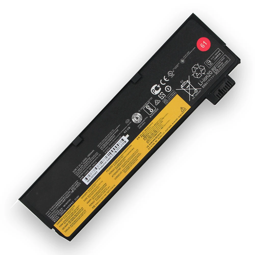 Original Replacement Battery SB1K97581 For Lenovo Thinkpad T580 T470 T570 T480 A475 A485 P51 P52S 61+ Batteries