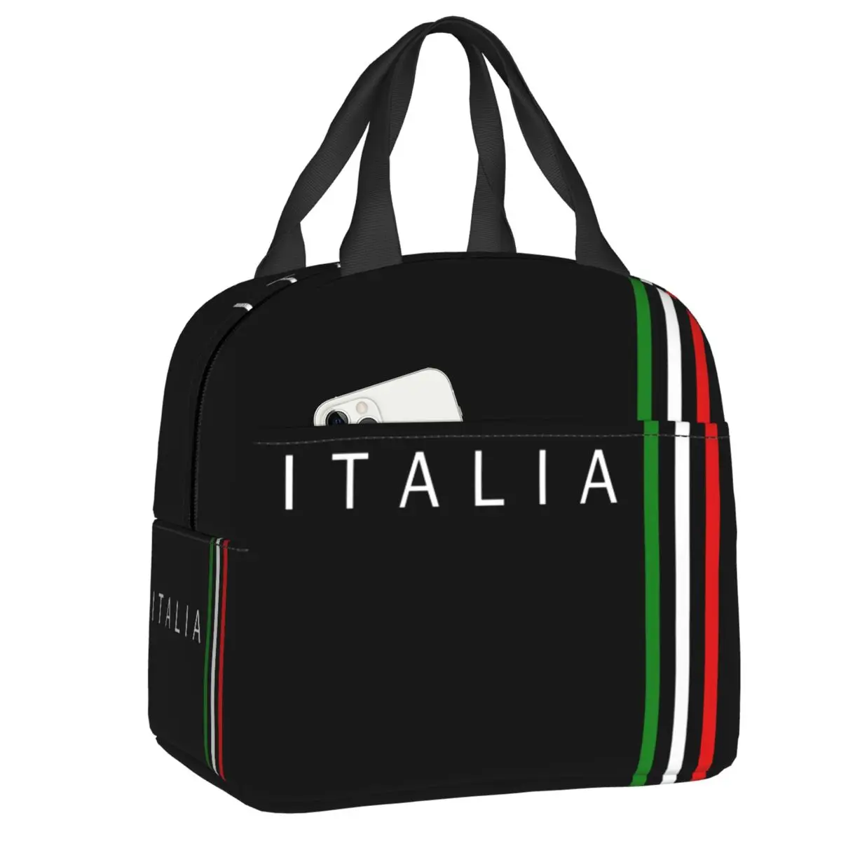 Italia Flag Lunch Box per donna multifunzione Italian Proud Thermal Cooler Food Insulated Lunch Bag borse da Picnic riutilizzabili