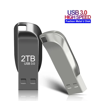 고속 USB 플래시 드라이브, Cle USB 펜드라이브, USB 3.0 방수 펜 드라이브, 금속 키, USB 메모리 128G, 무료 배송 