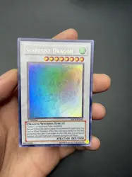 Yu Gi Oh Holographic Rare/HR TCG Stardust Dragon(TDGS-EN040) English Collection customize Game Card (Not original card)