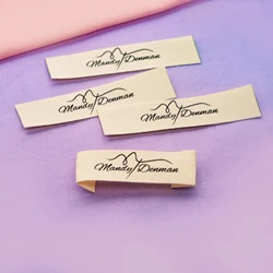 Custom Sewing Labels - Personalized Brand , Organic Cotton Ribbon Labels , Logo or Text, Sewing Labels(FR006)