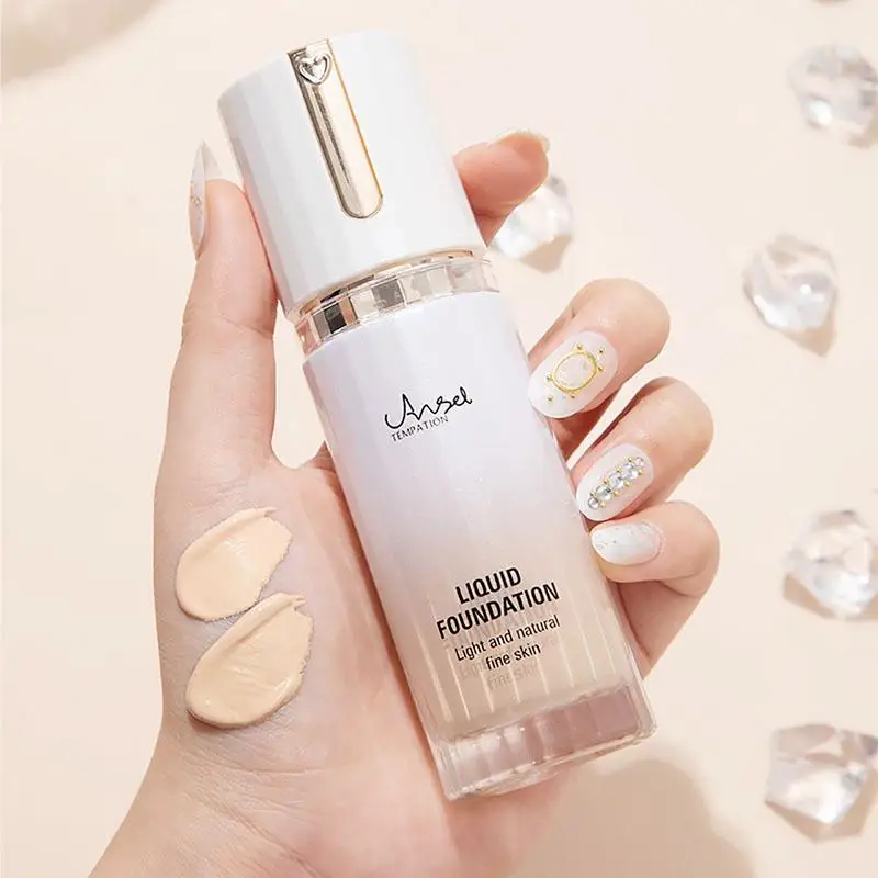 Foundation Full Coverage Waterproof Matte Full Coverage Foundation For Mature Skin Hydrating Makeup Base Foundation Long-Lasting