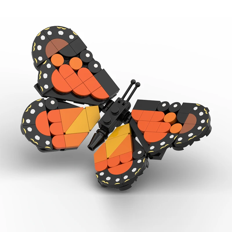 Creators Animal Series Model MOC Building Block Monarch Butterfly Modular Technology Gifts Holiday Assemble Children Toys Suit