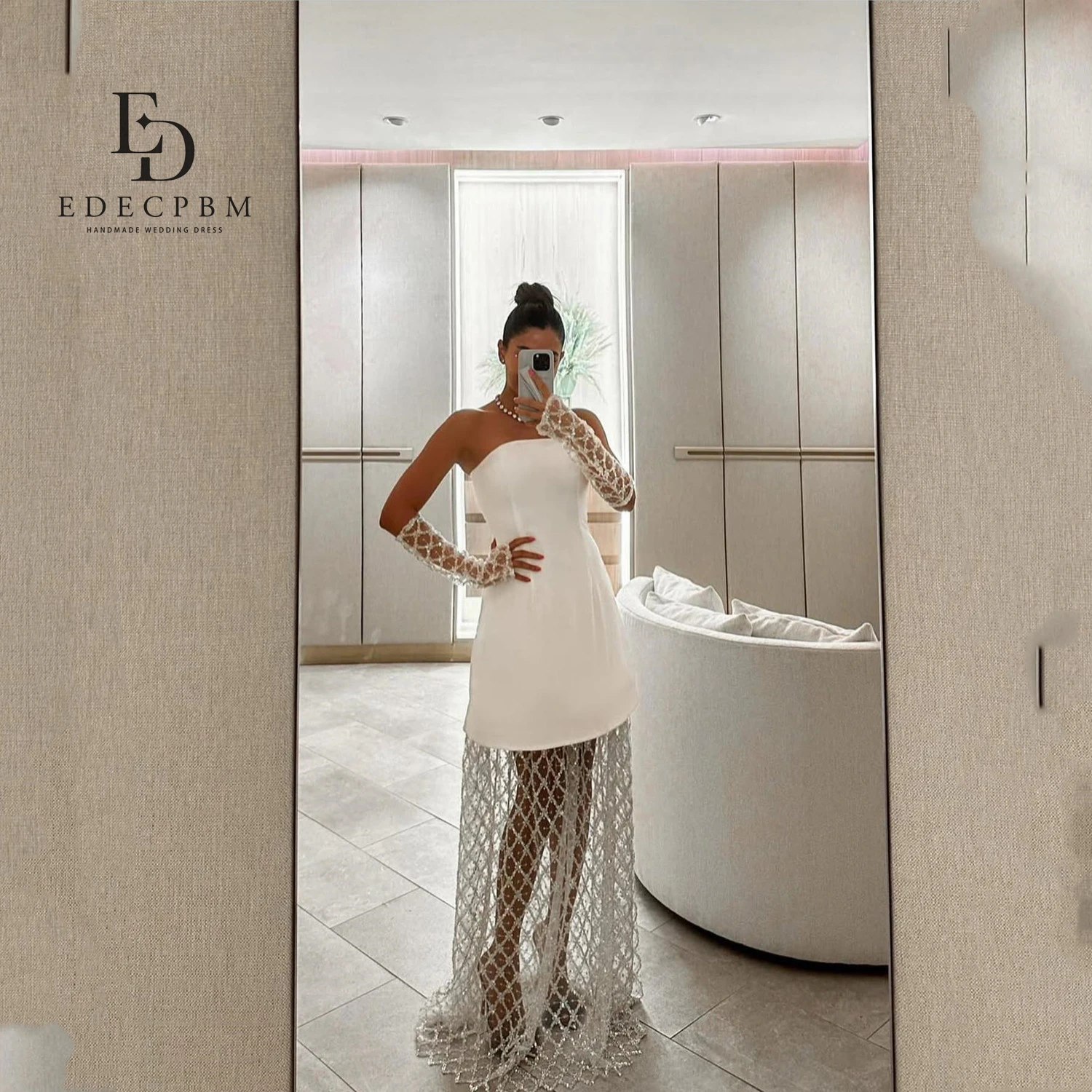

EDECPBM Elegant Party Dresses for Special Occasions Shiny Luxury Prom Dresses 2025 Vestidos De Festa فساتين سهرة Customized Long
