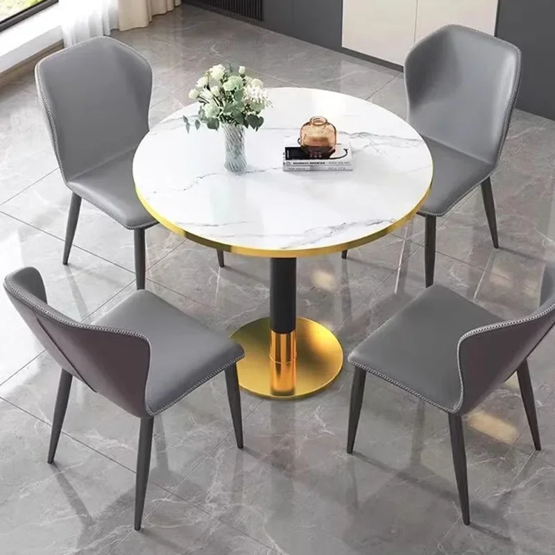 Luxury Coffee Table Sets Nordic Salon Chairs Dining Room Kitchen Tea End Black Tables Floor Muebles Familiares Hotel Furniture