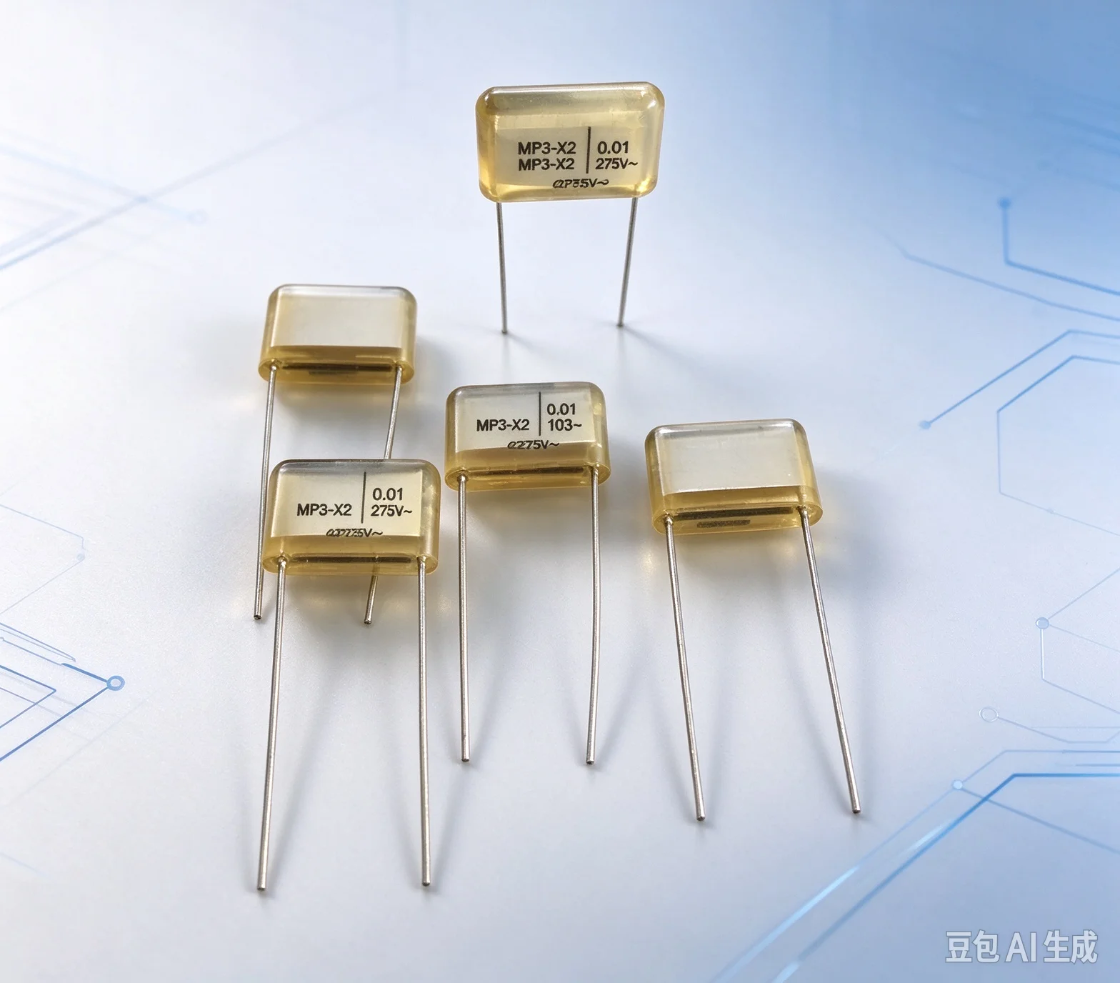 for WIMA MP3-X2 0.01uF 103 275V Copper Lead Film Capacitor  50pcs