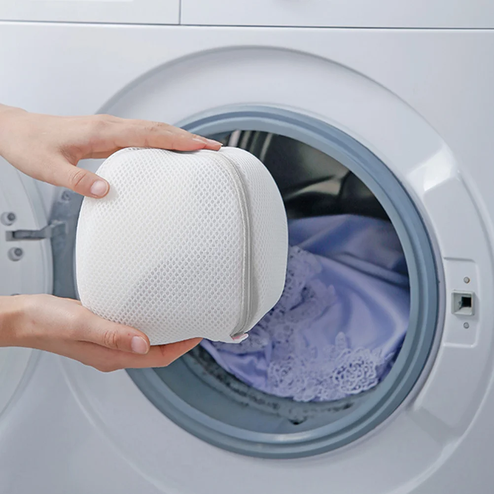 

1 pc Bra Wash Mesh Anti-Deformation Underwear Laundry Bag Spherical Design Reusable For Delicate Clothing Brassiere Bag Washing