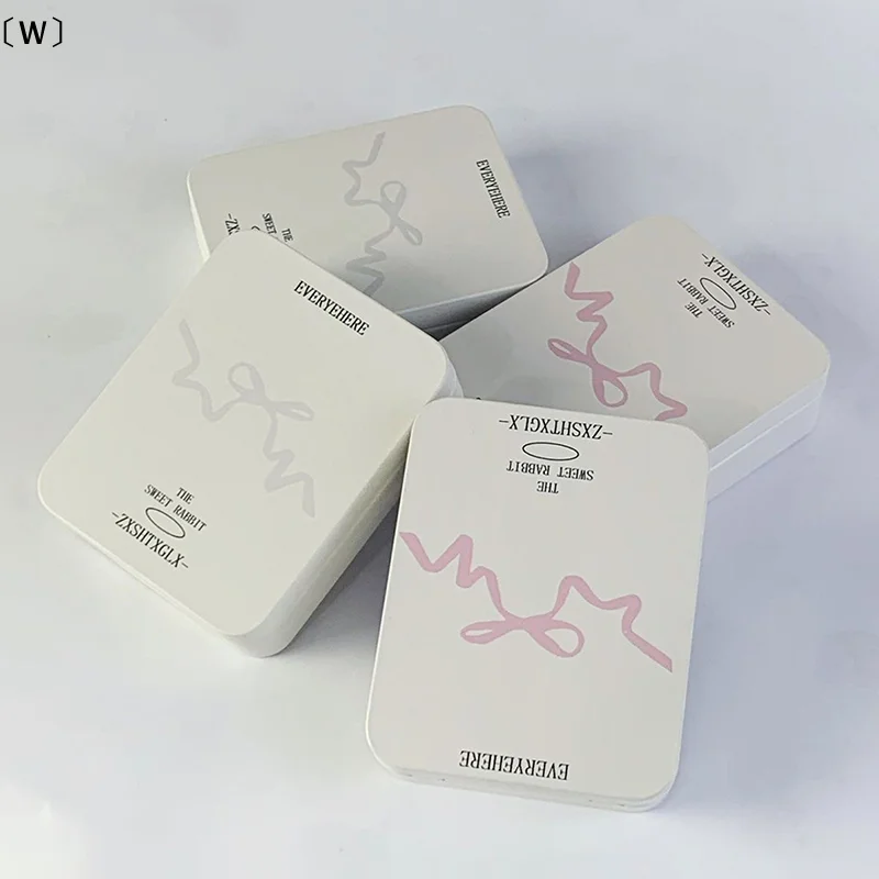 〔W〕Cute Cartoon Bow Iron Box Girl Hairpin Photocard Sticker Dustproof Storage Box Kawaii Office Desktop Organizer〔Winter1〕