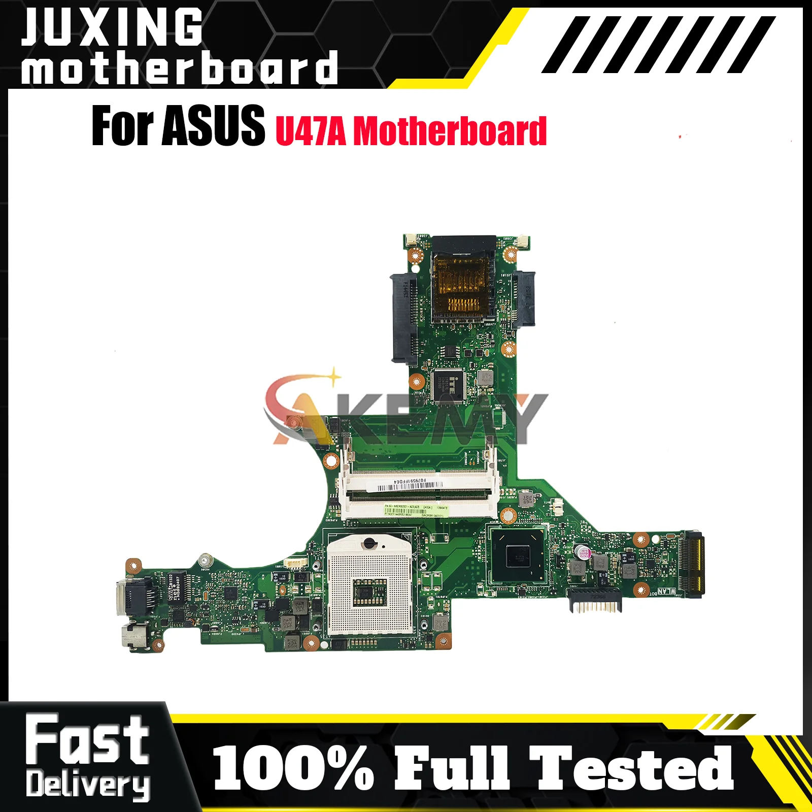 

U47A Laptop Motherboard For ASUS U47 U47A Notebook Mainboard This item is in stock 100% tests OK fast shipping High quality