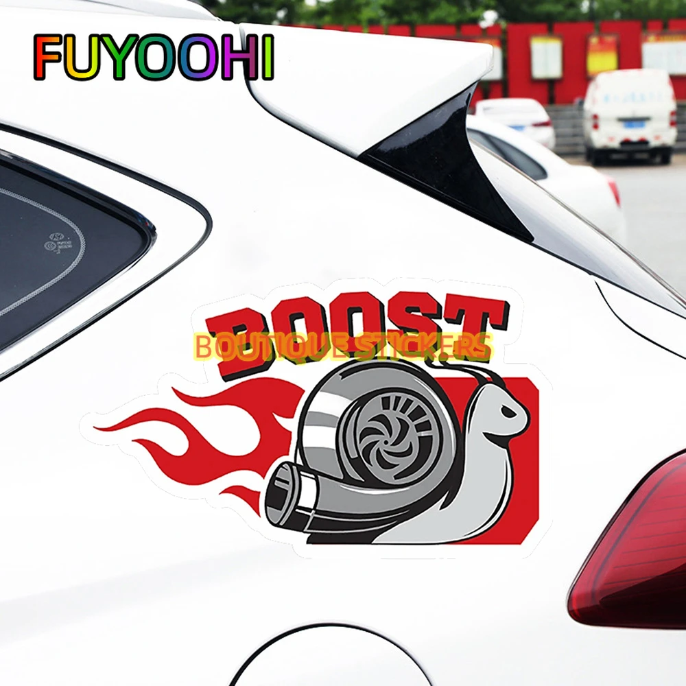 FUYOOHI Boost Car Sticker Personality Vinyl Decal Waterproof Car Sticker on Motorcycle Laptop