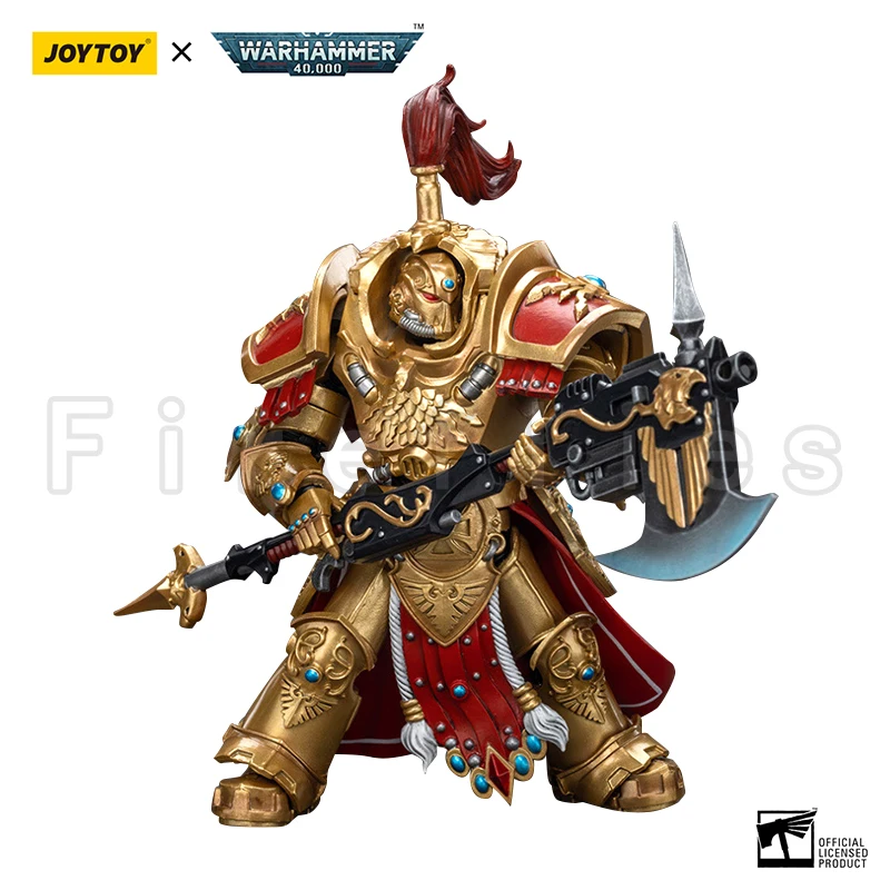 

1/18 JOYTOY Action Figure 40K Adeptus Custodes Allarus Custodian with Castellan Axe Anime Model Toy