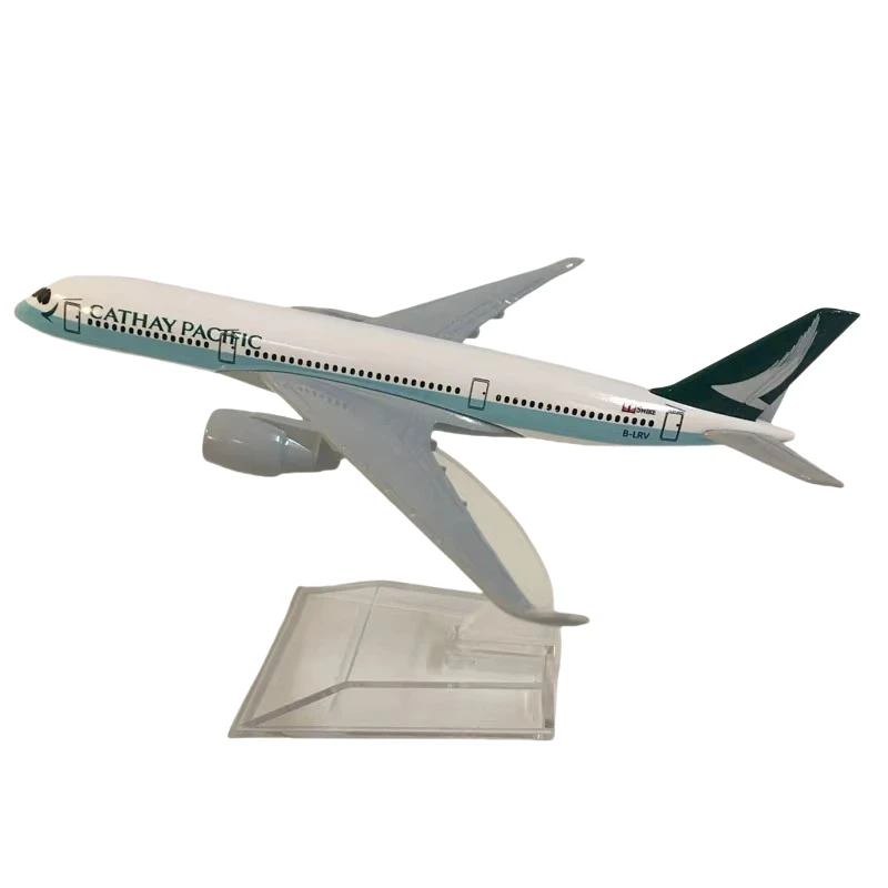 1:400 Scale Cathay Pacific Airways A350 Die-cast Metal Replica 16cm Airplane Model Children's Gift Boy Toys