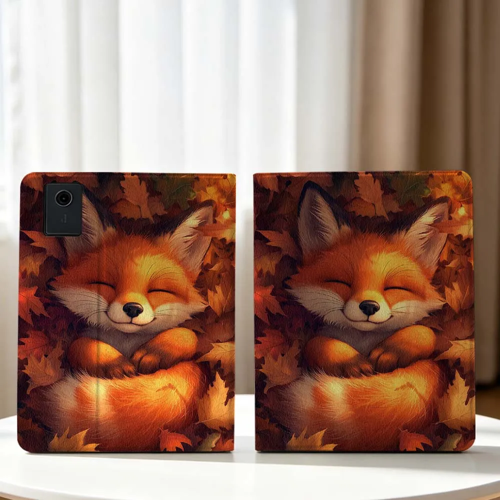 Cute Fox Creative Pattern For Lenovo Xiaoxin Pad Pro Tab P12 P11 11 13 11.2 inch K11 Plus Pen Tray Tablet Case Soft