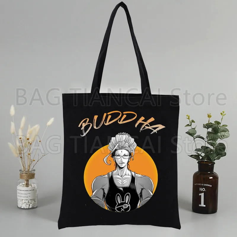 Ragnarok Anime Record Aphrodite Canvas Shoulder Bag Usachan Record Of Ragnarok Buddha Shopping Bags Handbags Tote Books Bag