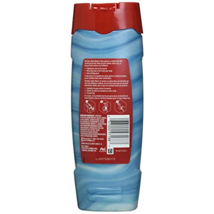 Old Spice Hydro Wash Body Wash Hardest Working Collection Pure Sport Plus 16 Oz, 0.9 Pound view 2