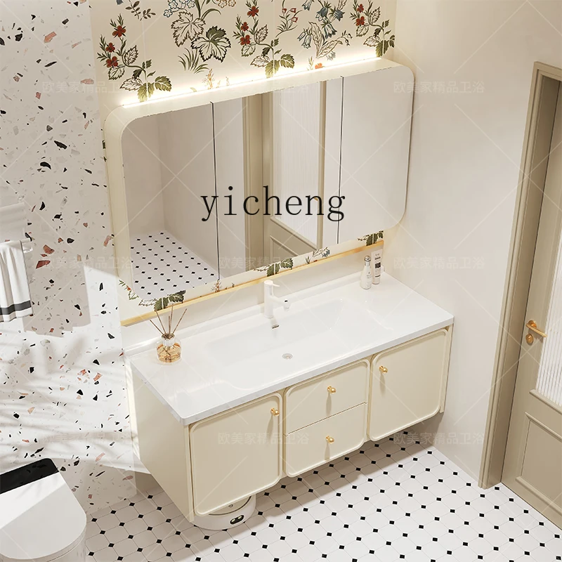 

bathroom cabinet ceramic integrated basin washstand toilet face wash basin bathroom cabinet combination