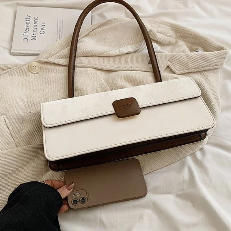 

Fashionable Luxury Brand Leather Women's Messenger Bag Elegant Classic Elegant Lining Trendy Vintage Daily Commuter Bag​