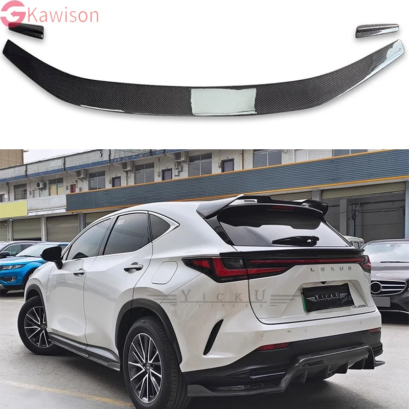 

Carbon Fiber CAR REAR WING TRUNK LIP SPOILER FOR LEXUS NX NX200 NX200t NX300h 2022 2023 2024 Roof Spoiler