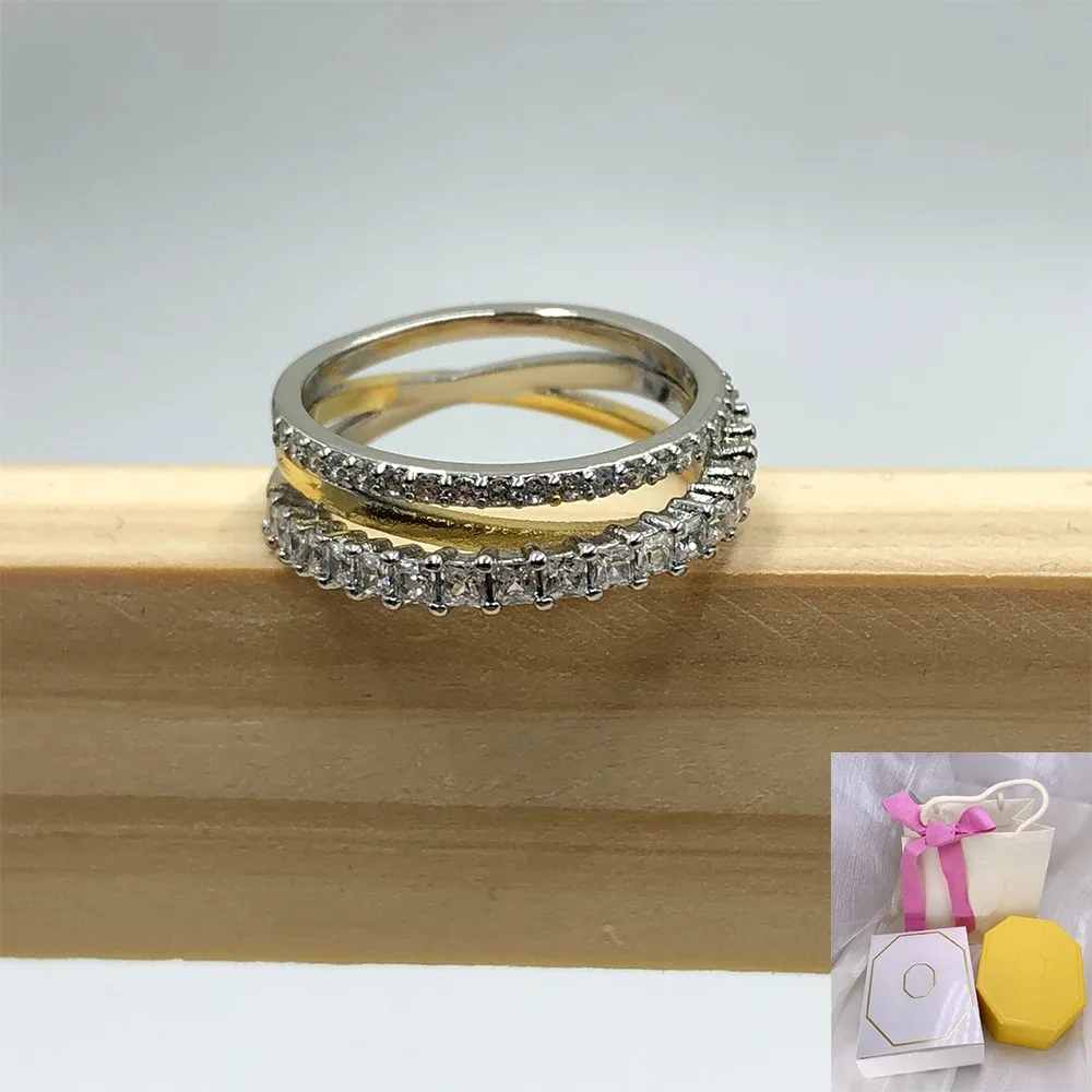 

New fashion, personalized design, niche, high-end, multi-layered ring, romantic jewelry, commemorative gift for anniversaries