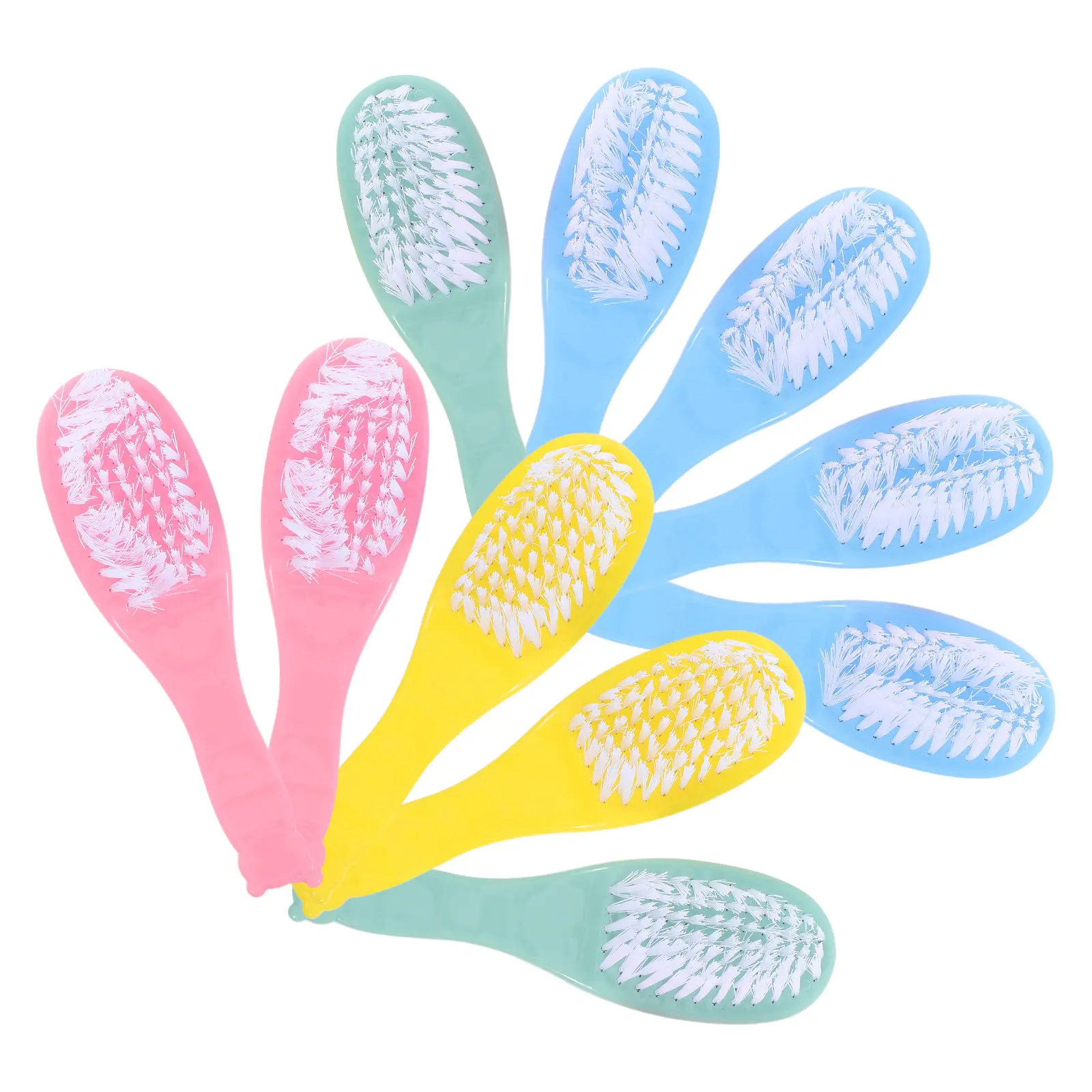 

Набор из 10 детских щеток для волос: нежный массажер для кожи головы младенцев, легкий, портативный, удобный для использования в душе