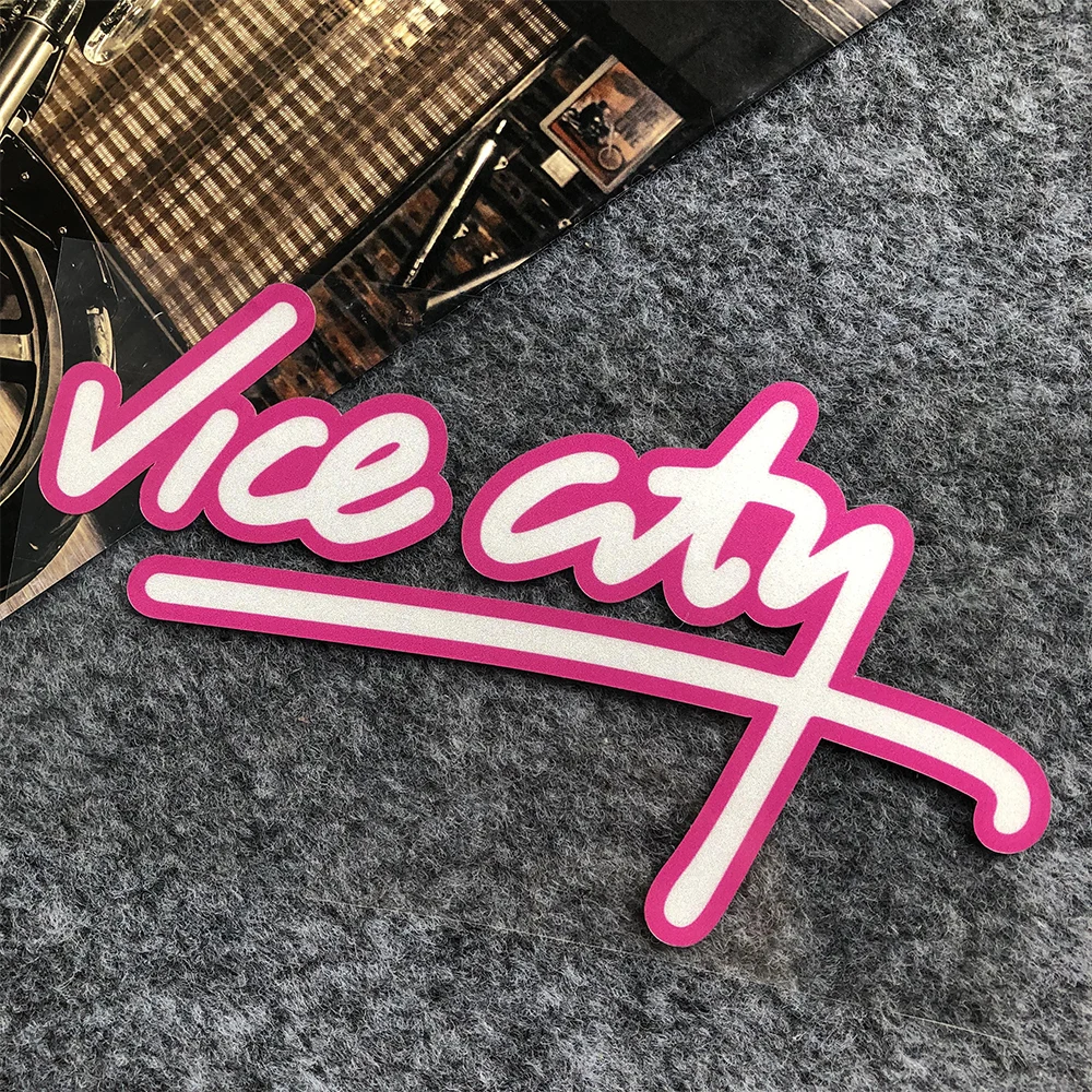 JDM لعبة النيون فتاة ملصقات السيارات العاكسة ديكور دراجة نارية موتو السيارات الجسم الزجاج الأمامي خزان الوقود الوفير شارات الفينيل اكسسوارات #5